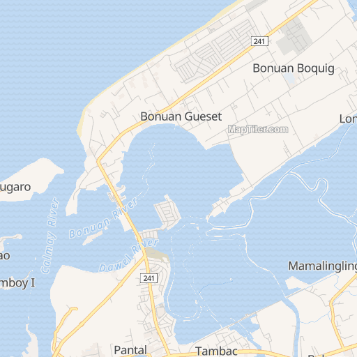 Bonuan Boquig Dagupan City Map Cybertea Tondaligan, Paras Street, Bonuan Gueset, Dagupan City (2022)